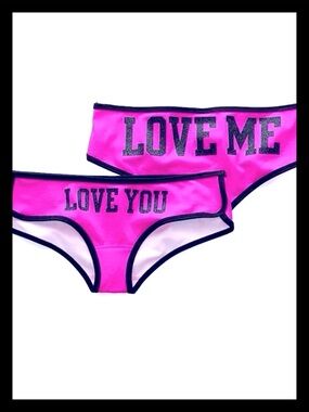 💕ⓅⒾⓃⓀ ⓋⓈ Extra Low Rise Hipster Panties NWT💕